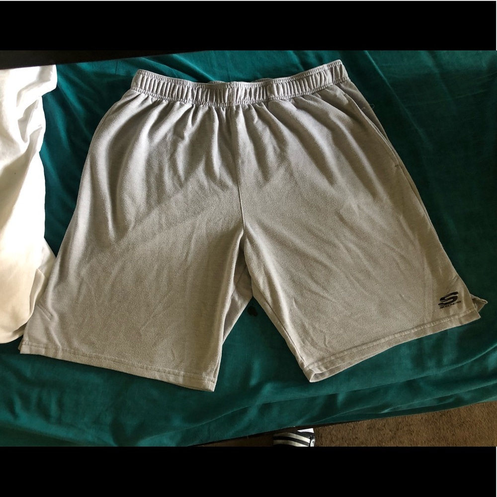 Gray Skechers Gym Shorts